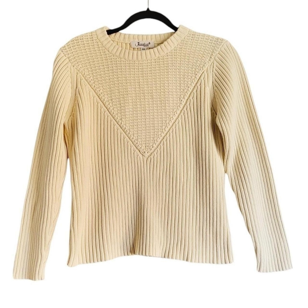 Vintage Yellow Knit Sweater